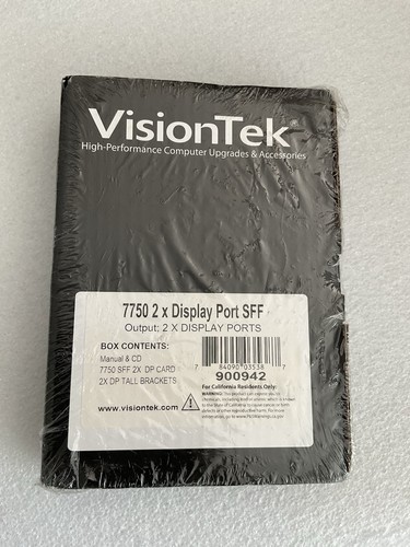 New visiontek radeon 7750 sff - new,