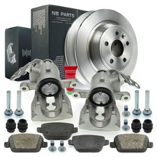 Bremssättel Bremsscheiben Bremsbeläge hinten für Ford Focus Galaxy Kuga Mondeo 4