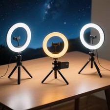 Ring Licht USB Ladung Selfie LED Lampe Dimmbare Fotografie Ringlicht Für Live
