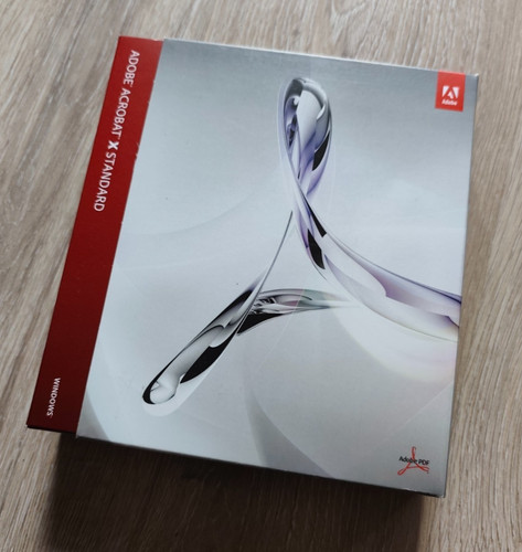 Adobe acrobat standard 10 - x,
