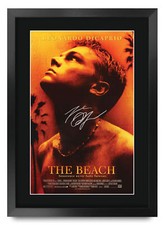 Strand gerahmt vorgedruckt Autogramm A3 Poster Geschenk für einen Leonardo DiCaprio Fan