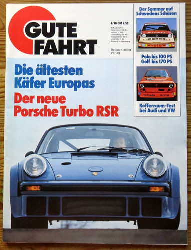 Gute fahrt test - fahrt, 04/76