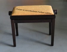 Pianobank Höhenverstellbare Klavierbank Palisander hochglanz