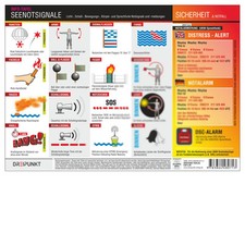 Seenotsignale - Info-Tafel DIN