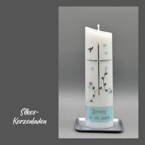 Besondere taufkerze inkl - -,