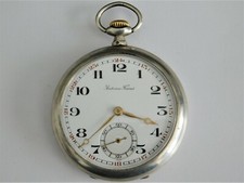 silberne Taschenuhr Antoine