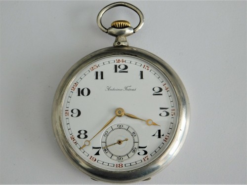 Silberne taschenuhr antoine - silberne,