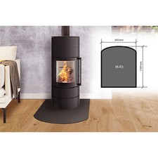 Kamin Stahl Bodenplatte