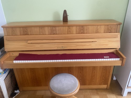 Schimmel klavier mit hocker - schimmel,
