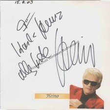 Original Autogramm Heino /// Autogramm Autograph signiert signed signee H 307284