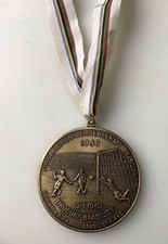 Medaille Orden Volkswandertag 1981 | Motiv: Fußball-WM 1950/Uruguay • Brasilien