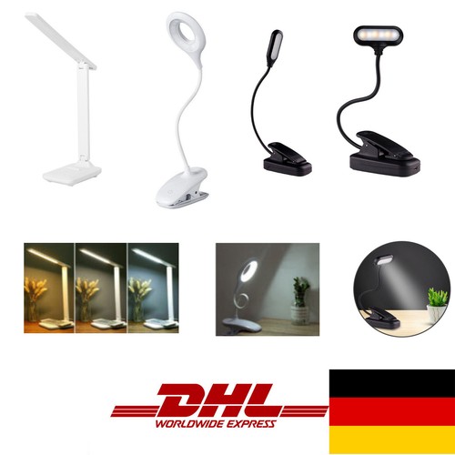 Dimmbar led klemmleuchte akku - led,