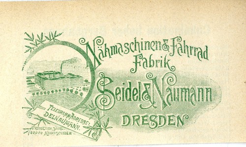 Nähmaschinen-Fahrrad-Fabrik