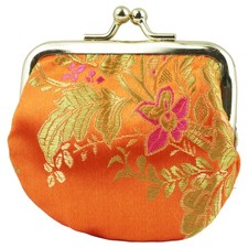 Kleiner Clip Geldbeutel orange