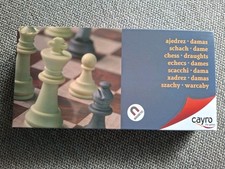 Cayro Schach und Damespiel Magnetspiel