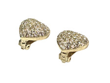 Jenny Elvers Schmuck Ohrring Ohrclip Damen m. Swarovski Elements Herz Farbe Gold