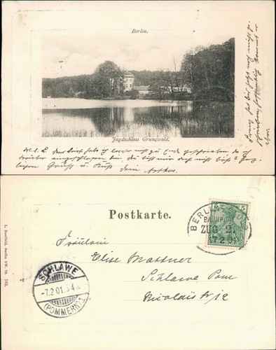 Ansichtskarte grunewald berlin - ansichtskarte, grunewald-berlin