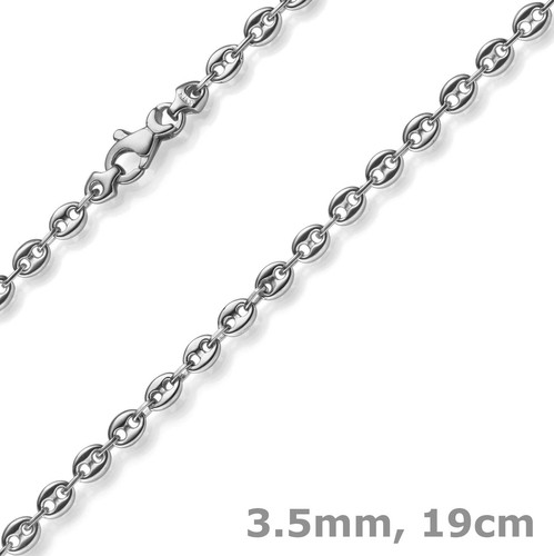 5mm armband bohnenkette - 3,5mm,