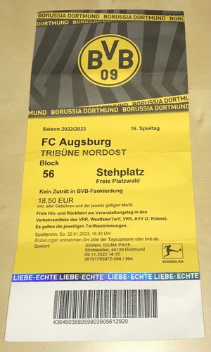Sammlerticket bvb dortmund - sammlerticket,
