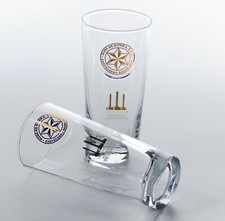 2 x Estrella Galicia Bier Brauerei Becher Tumbler Schriftdruck und Logo 7906