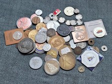 Konvolut alte Medaillen, Marken, Jetons usw. - über 0,6 kg, Sammlung, Nachlass