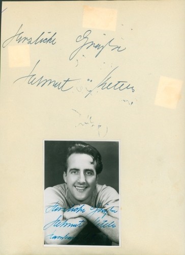 Autogrammkarte schauspieler - autogrammkarte,