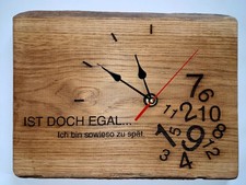 Handgefertigte wanduhr aus - handgefertigte,