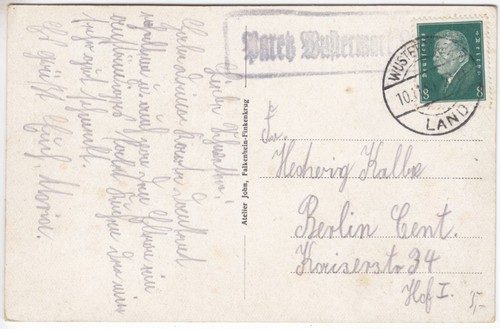Landpoststempel poststelle - landpoststempel,,