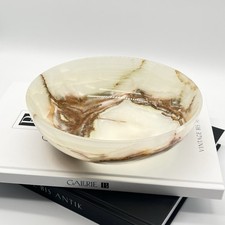 Vintage Design Onyx Schale • Mid Century Modern • Postmodern • Handarbeit