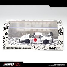 INNO64 - Liberty Walk Ferrari F40 Tokyo Salon 2023, white  - IN64-LBWKF40-TAS23