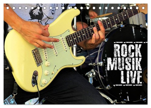Rockmusik live tischkalender - rockmusik,