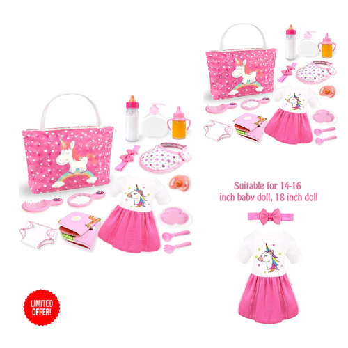 Baby puppe zubehör set - baby, 15
