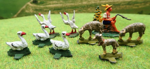 Konvolut alte zinnfiguren - alte,