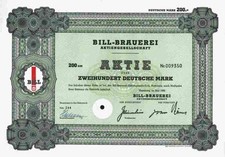 Bill Brauerei AG 1969 Hamburg
