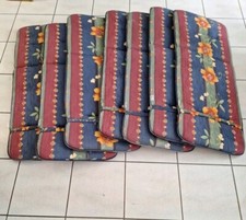 Atri Sitzauflagen 7 Stück Loungekissen ca. 120x50x4cm buntes Muster waschbar