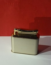 Altes IBELO Tischfeuerzeug Benzinfeuerzeug hartvergoldet Lighter Rarität Brennt!