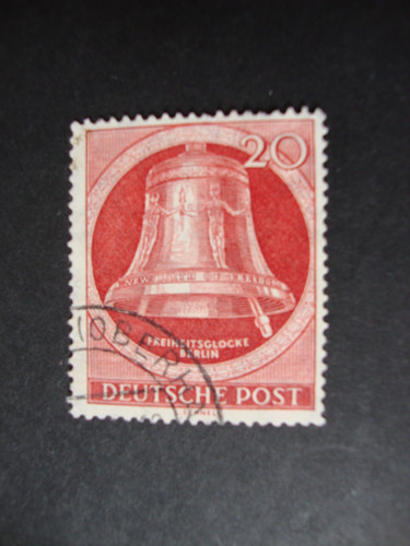 Briefmarke berlin gestempelt - briefmarke,