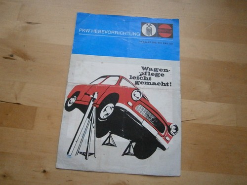 Pkw hebevorrichtung trabant - "pkw,