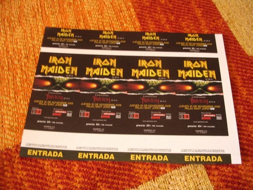 Iron maiden set tickets - maiden,