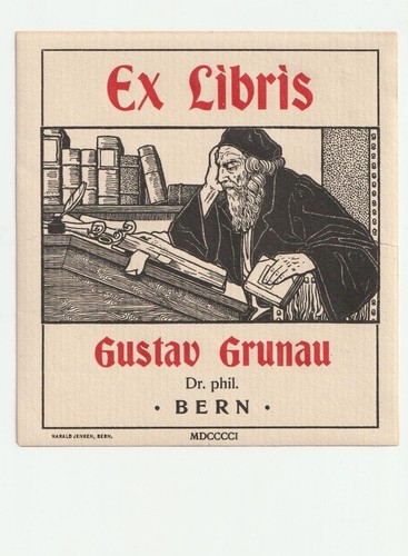 Harald jensen exlibris - harald, für