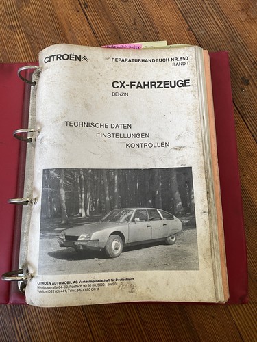 Werkstatthandbuch citroen - citroen, cx