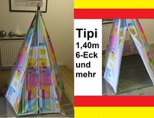 Tipi Zelt Kinderzelt 1,4m mit