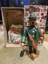 Räuchergefäß alles original Erzgebirge Expertic Holz Figur Soldat verpackt