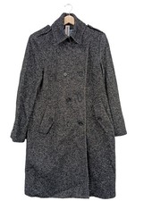 DRYKORN FOR BEAUTIFUL PEOPLE Übergangsmantel Damen Mantel Gr. DE 40 hellgrau