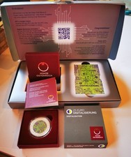 25 Euro Österreich 2025 -Digitalisierung - Niob Münze mit Cryptostamp als Set