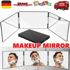 360 Grad Spiegel 3 Wege Spiegel mit Haken Klappspiegel Kosmetikspiegel Rasiere
