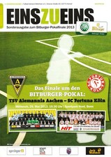 Programm | 2013 | Alemannia Aachen - Fortuna Köln | Finale Landespokal