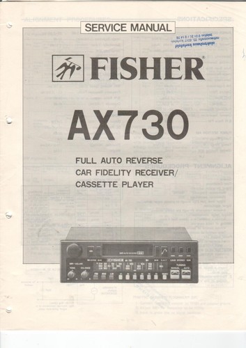 Fisher ax730 service - -,