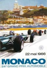 Vintage Monaco Rennwagen