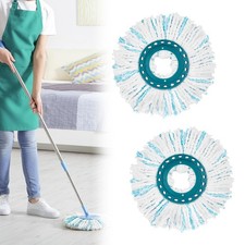 2X Für Leifheit Ersatzkopf Disc Mop Wischmopp Aufsatz Clean Twist Ersatzteil